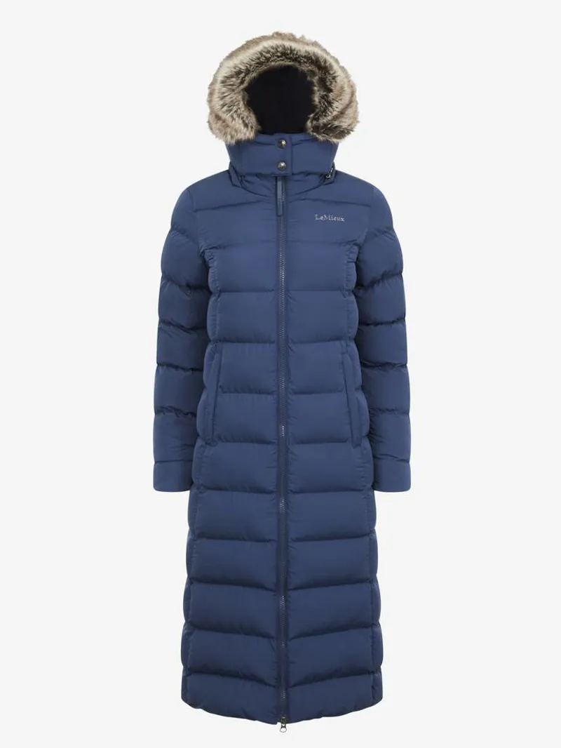 LeMieux Harper Longline Puffer Coat Atlantic - Image 9