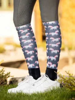 LeMieux Footsie Socks Christmas Unicorns
