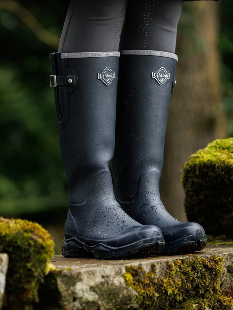 LeMieux Stride Wellington Boot Navy - Image 6