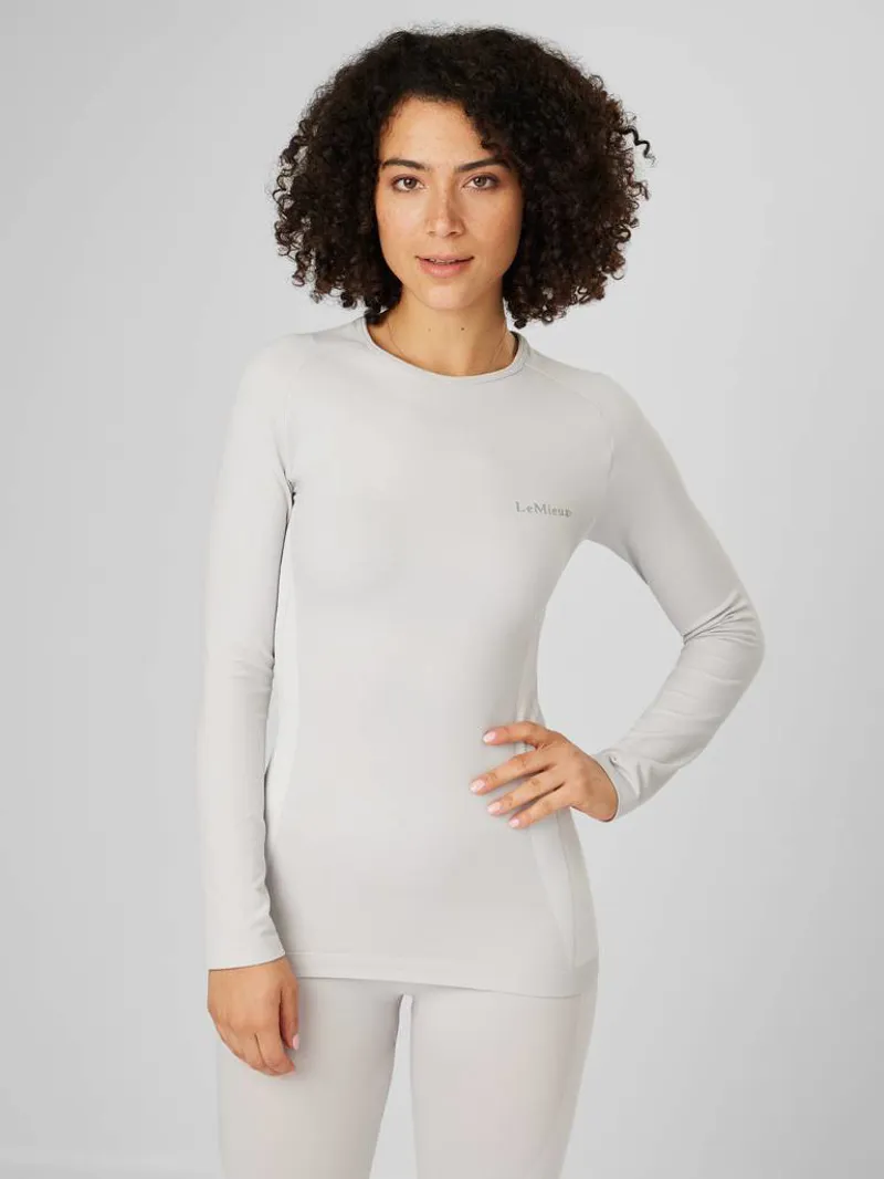 LeMieux Thermal Base Layer Ice Grey - Image 3