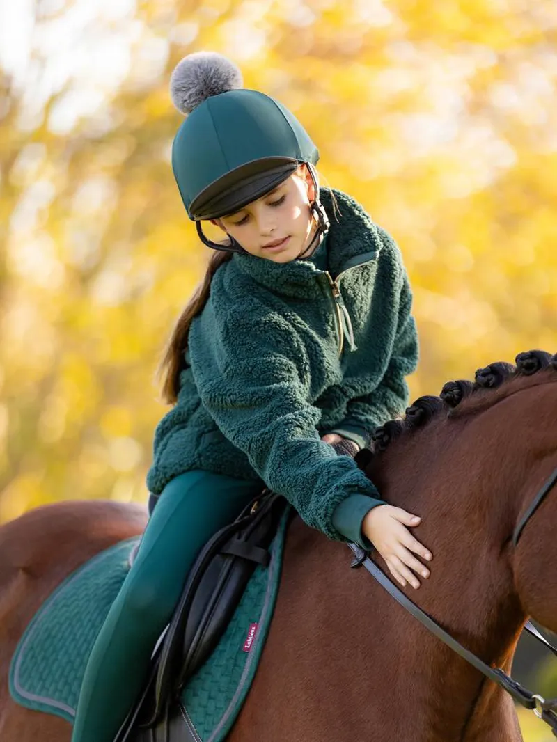 LeMieux Young Rider Tia Teddy Fleece Spruce - Image 4