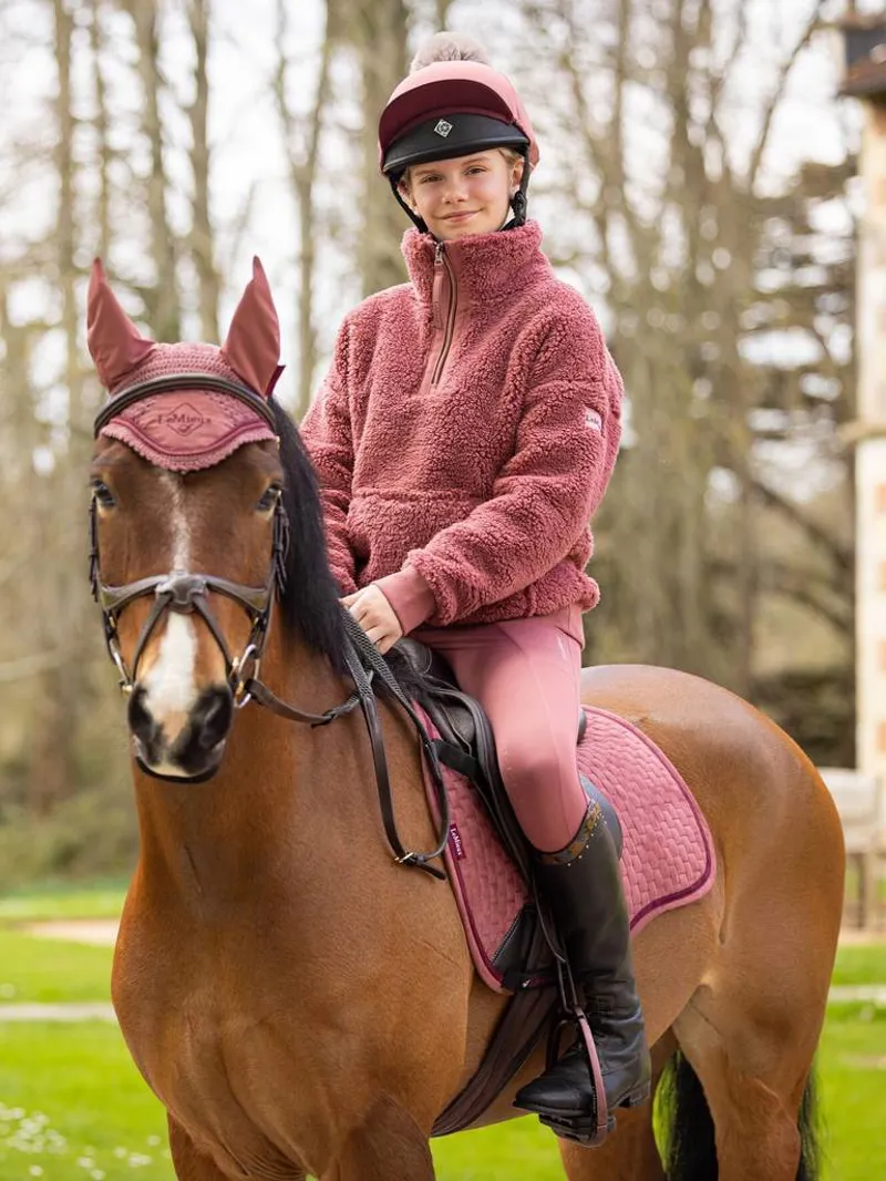 LeMieux Young Rider Tia Teddy Fleece Orchid - Image 4
