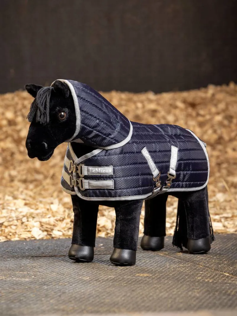 LeMieux Toy Pony Stable-Tek Rug - Navy - Image 3