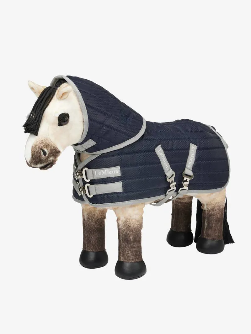 LeMieux Toy Pony Stable-Tek Rug - Navy - Image 4