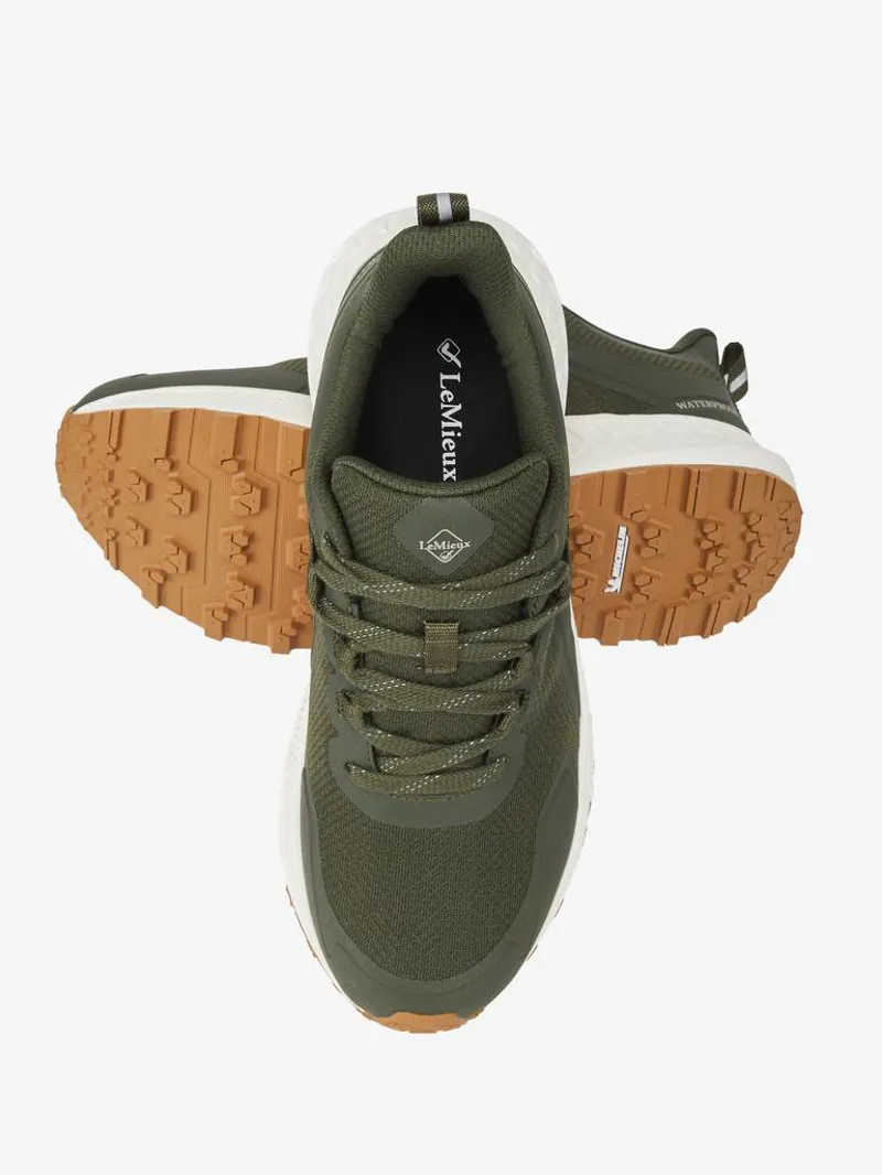 LeMieux Trax Waterproof Trainer - Khaki - Image 3
