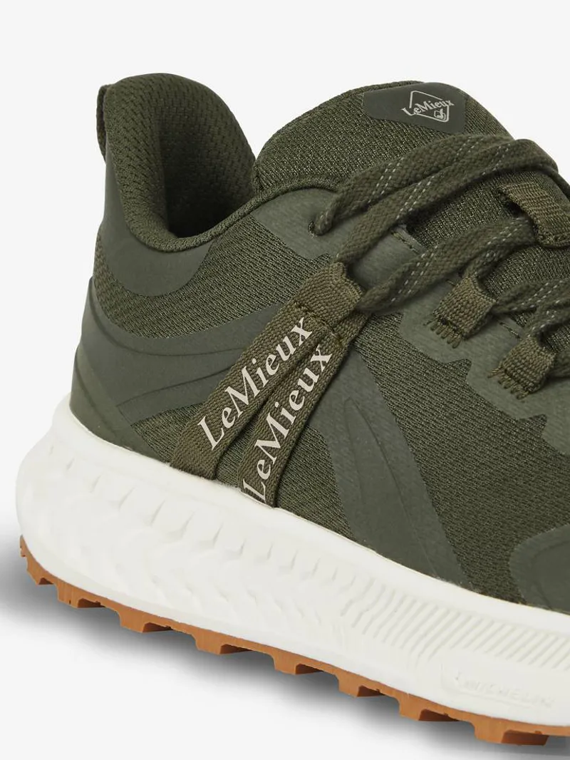 LeMieux Trax Waterproof Trainer - Khaki - Image 5