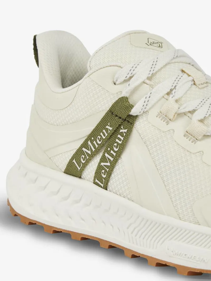 LeMieux Trax Waterproof Trainer - Ecru - Image 6