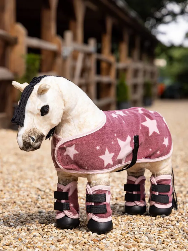 LeMieux Toy Pony Fleece Travel Boots And Tail Guard - Orchid - Image 4