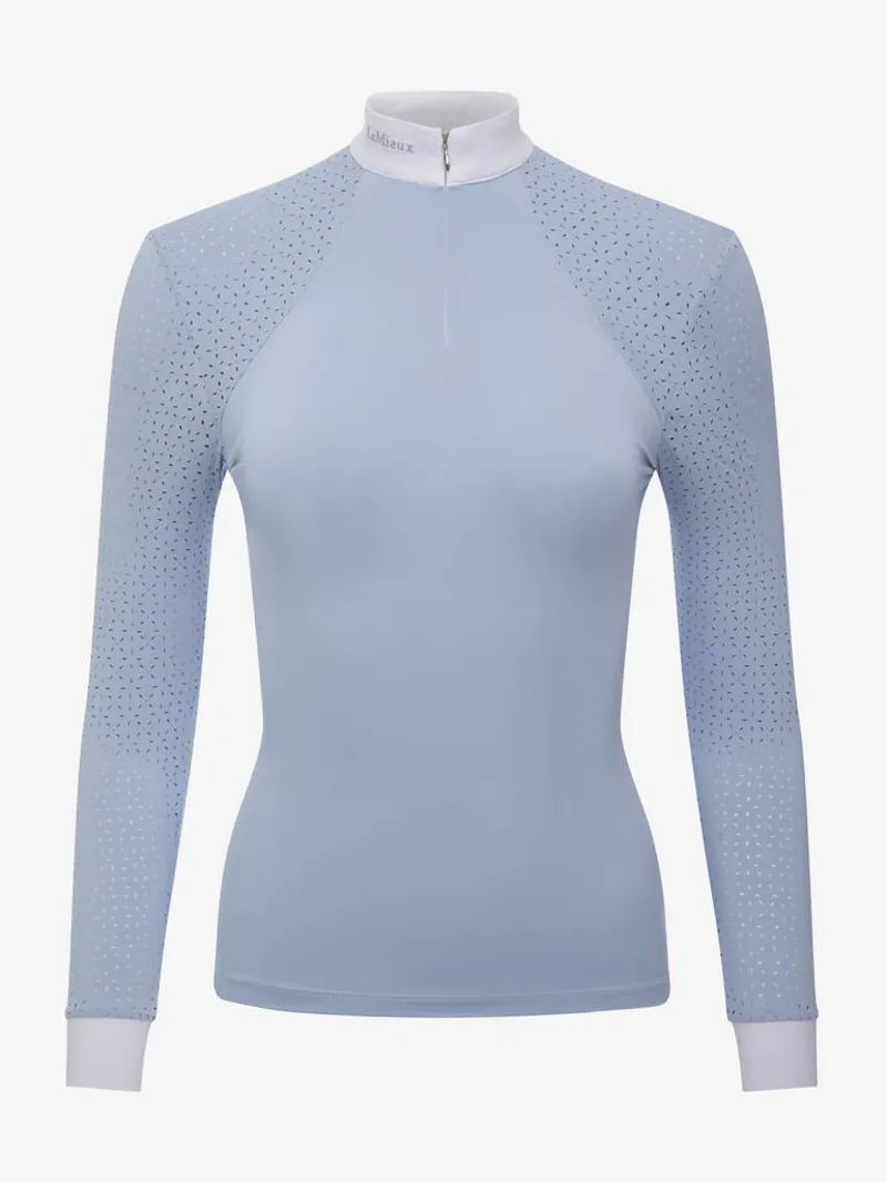 LeMieux Olivia Long Sleeve Show Shirt Mist