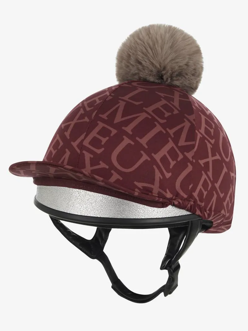 LeMieux Fleur Hat Silk Merlot - Image 2