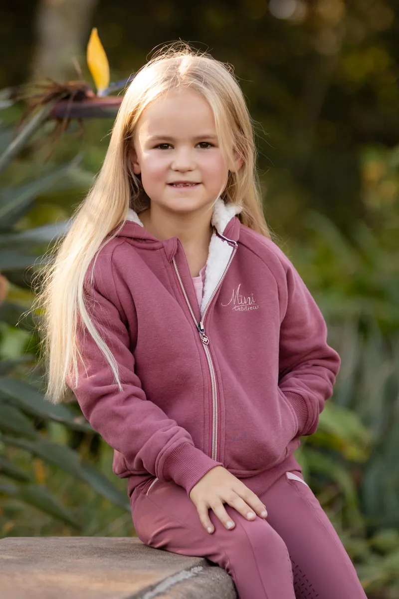 LeMieux Mini Sherpa Lined Lily Hoodie Orchid - Image 2