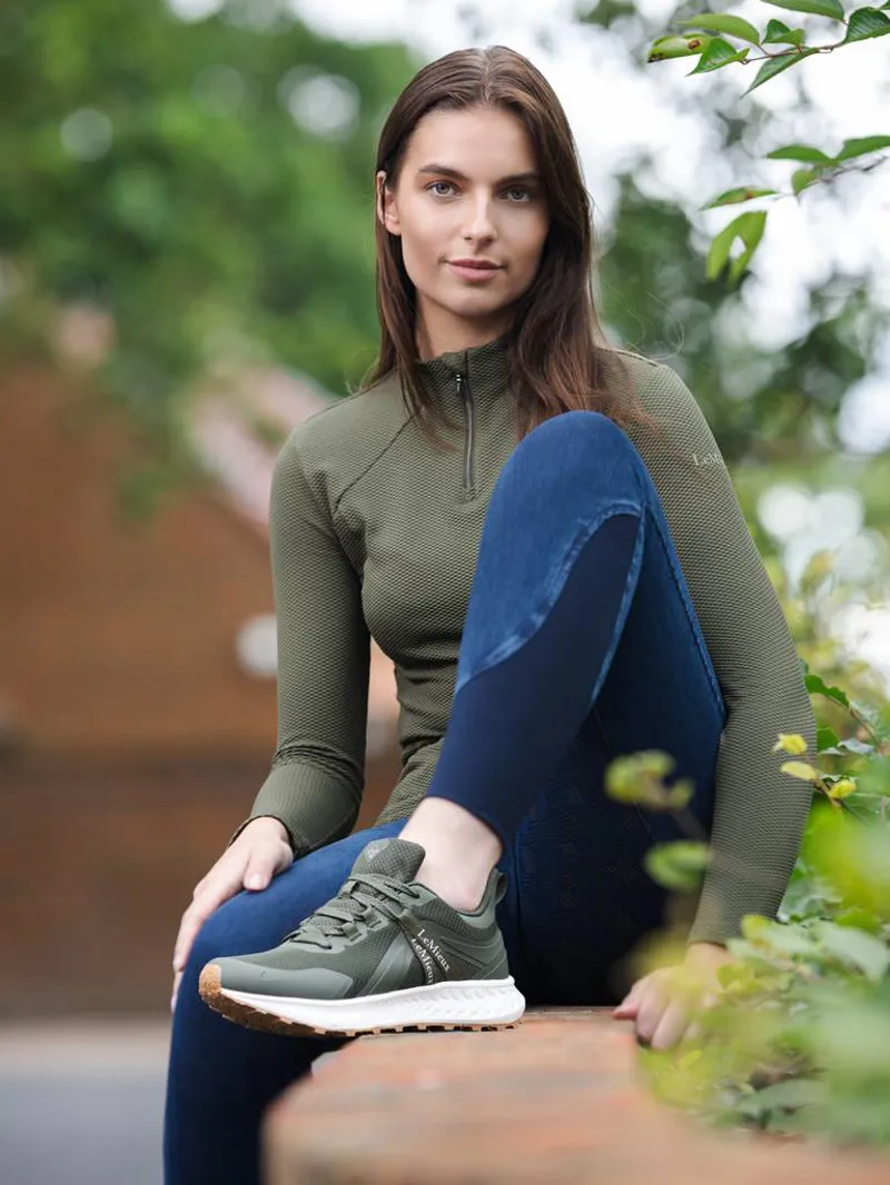 LeMieux Trax Waterproof Trainer - Khaki - Image 9