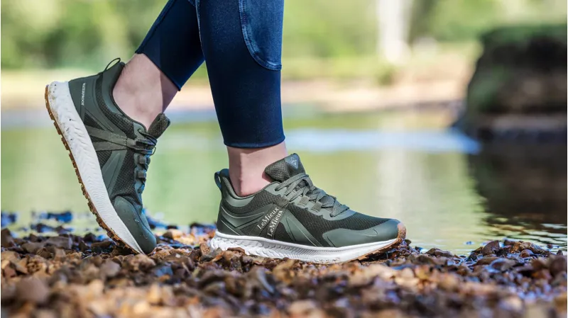 LeMieux Trax Waterproof Trainer - Khaki - Image 10