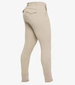 Premier Equine Levanzo Men's Full Seat Gel Riding Breeches Beige