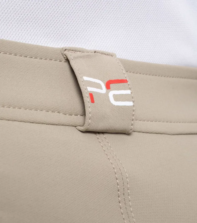 Premier Equine Levanzo Men's Full Seat Gel Riding Breeches Beige - Image 5