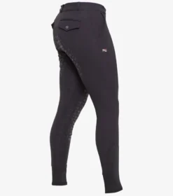 Premier Equine Levanzo Men's Full Seat Gel Riding Breeches Black