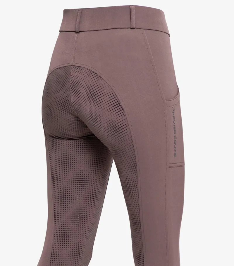 Premier Equine Lexington Ladies Full Seat Gel Riding Breeches Walnut - Image 6