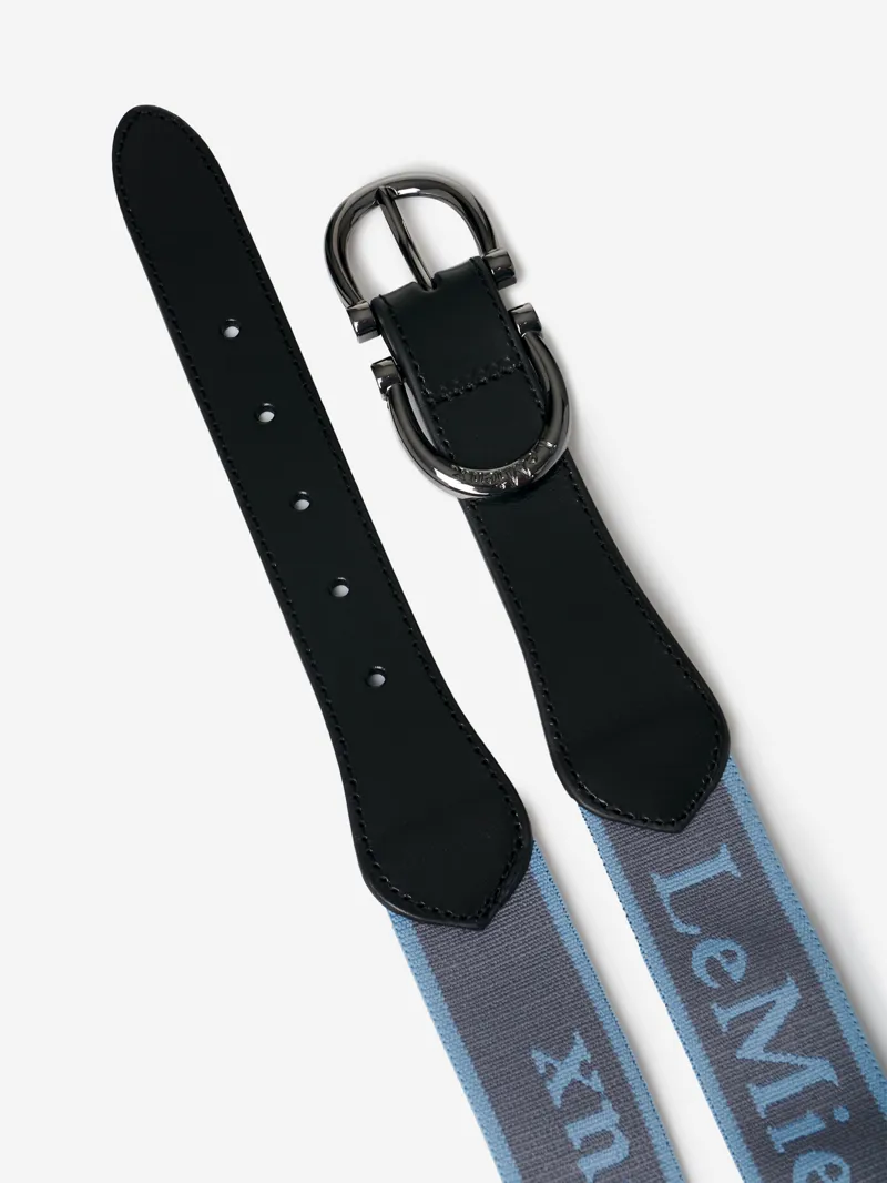 LeMieux Elasticated Belt Denim - Image 2