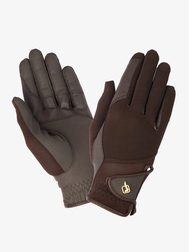 LeMieux Pro Mesh Glove Brown