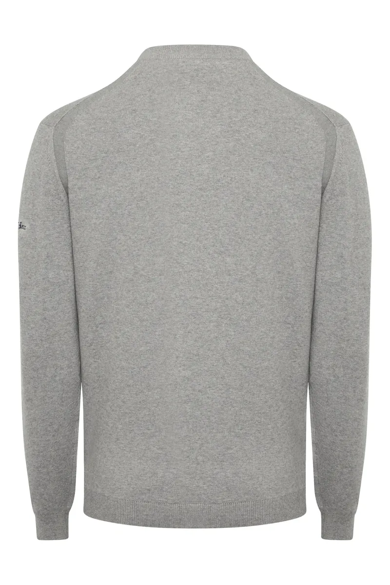 LeMieux Mens Crew Neck Jumper Grey - Image 4