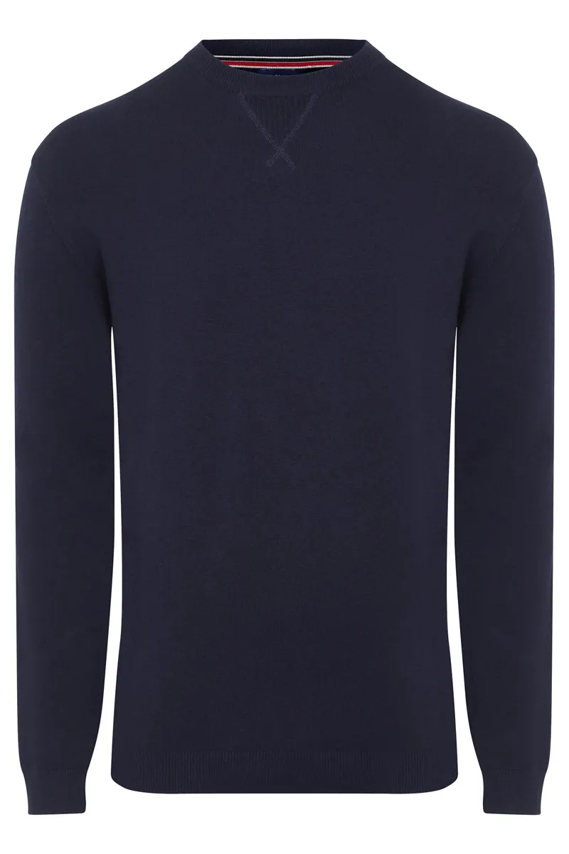 LeMieux Mens Crew Neck Jumper Navy