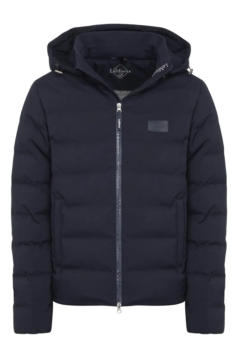 LeMieux Mens Elite Waterproof Puffer Jacket Navy