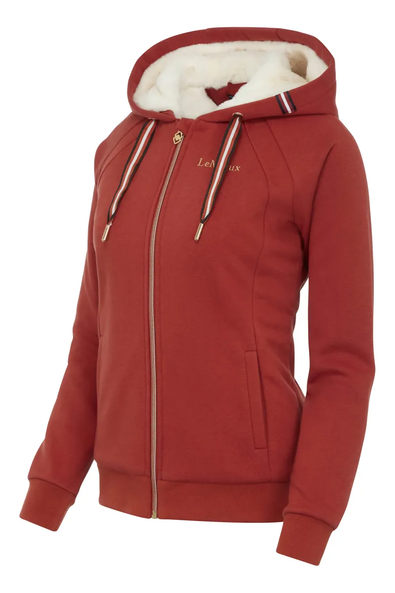 LeMieux Sherpa Lined Hoodie Sienna - Image 2