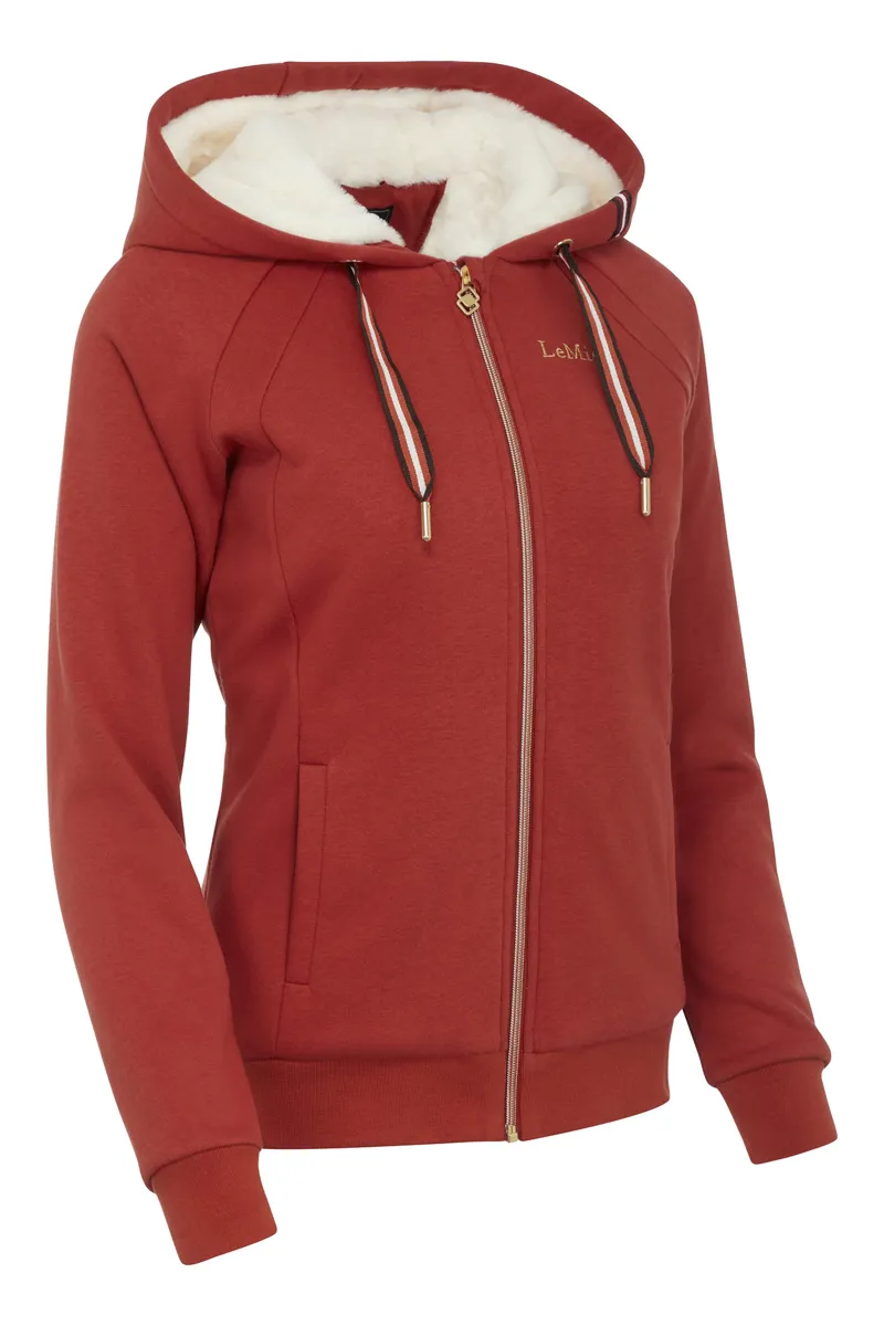 LeMieux Sherpa Lined Hoodie Sienna - Image 3