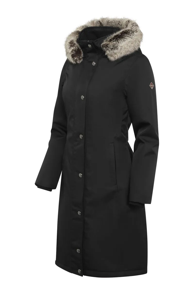 LeMieux Loire Waterproof Riding Coat Black - Image 2