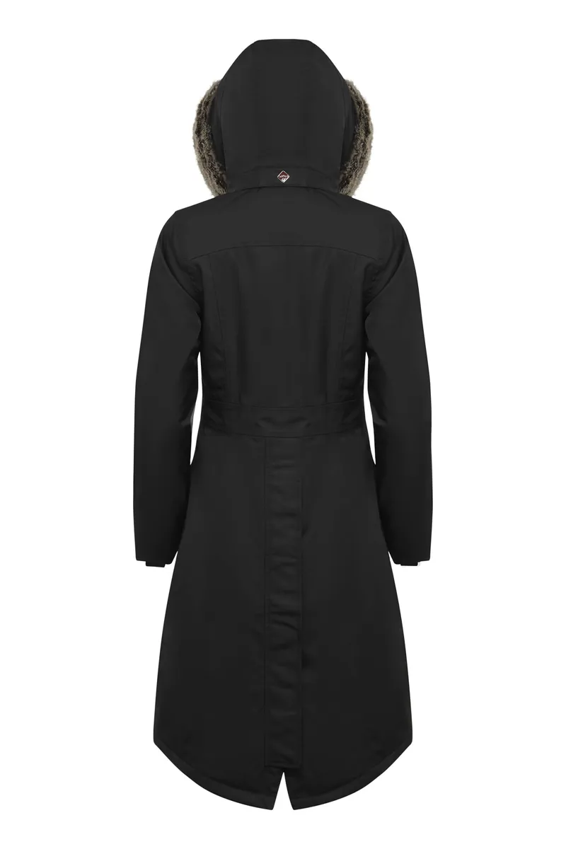 LeMieux Loire Waterproof Riding Coat Black - Image 4