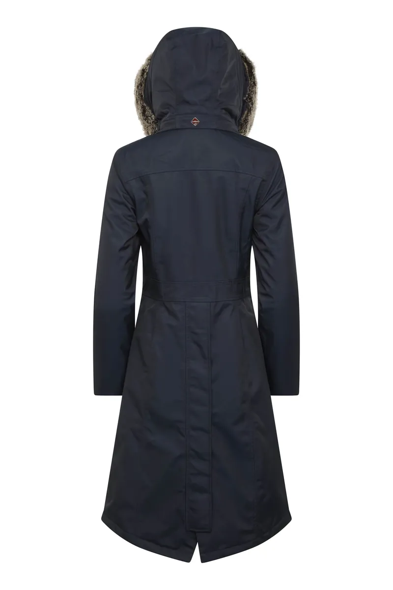 LeMieux Loire Waterproof Riding Coat Navy - Image 4
