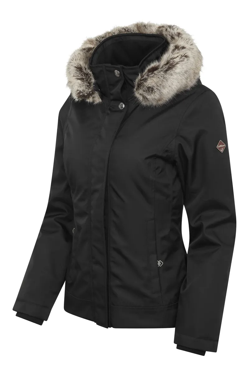 LeMieux Waterproof Short Coat Black - Image 2