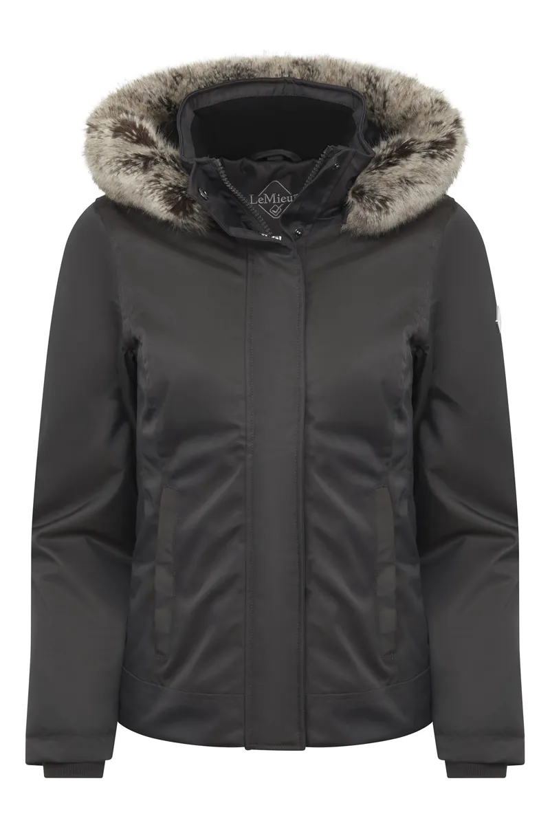 LeMieux Waterproof Short Coat Grey - Image 2