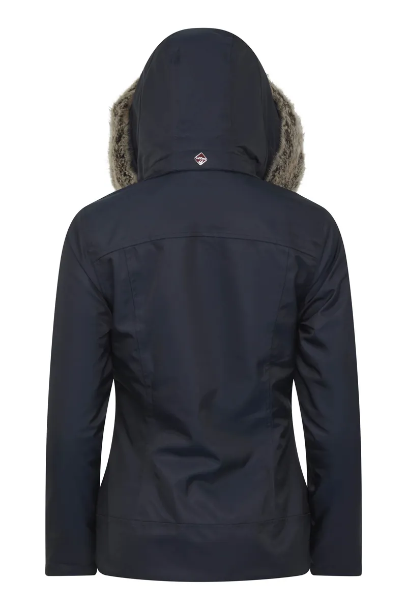 LeMieux Waterproof Short Coat Navy - Image 4