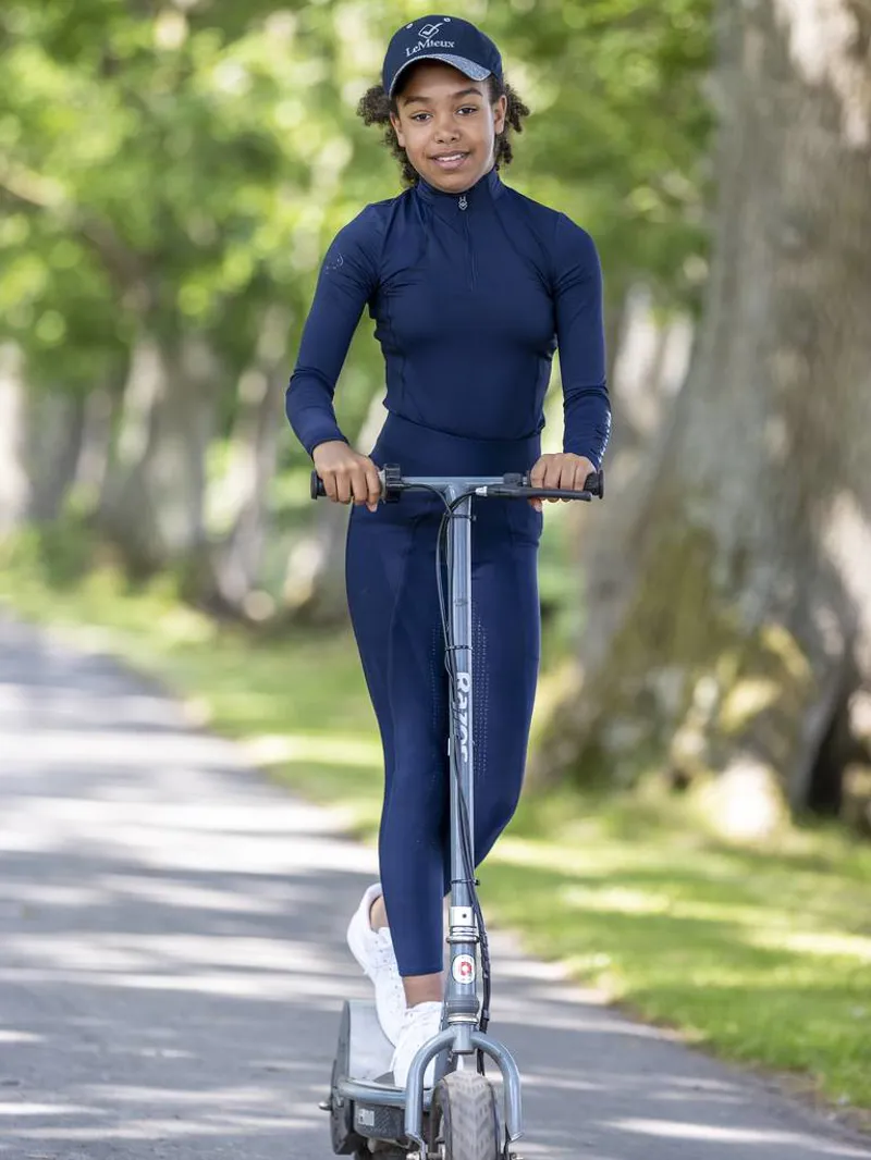 LeMieux Young Rider Pull On Breech Indigo - Image 5