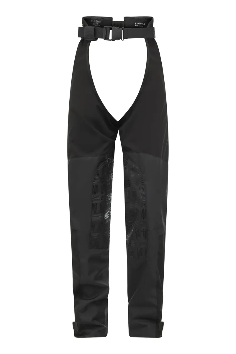 LeMieux Junior Drytex Stormwear Waterproof Chaps Black - Image 2