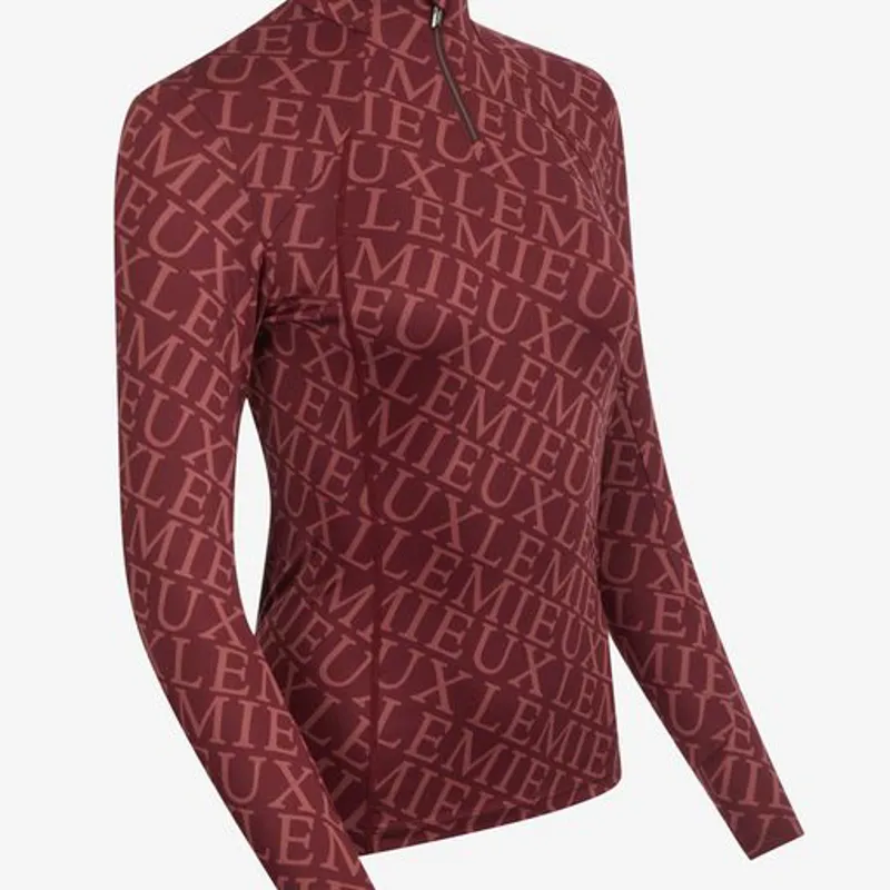 LeMieux Fleur Baselayer Merlot - Image 3
