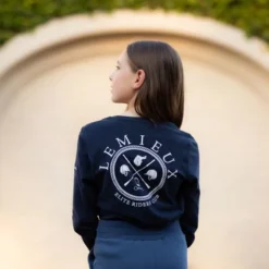 LeMieux Young Rider Lara Longsleeve Tee Navy