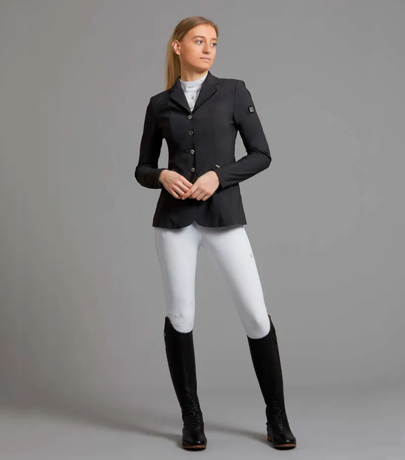 Premier Equine Nera Ladies Competition Jacket - Grey - Image 6
