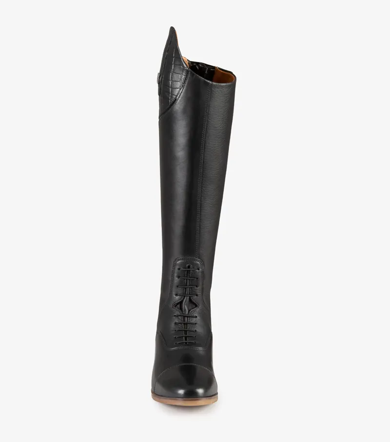 Premier Equine Passaggio Ladies Leather Field Tall Riding Boot Black - Image 6