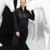 Pikeur Athleisure Zip Sweater Caviar