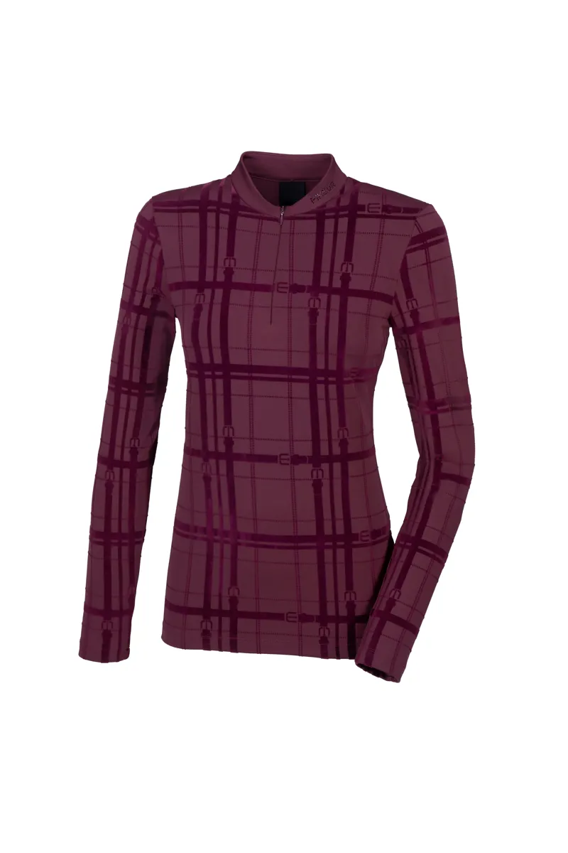 Pikeur Selection Zip Shirt Mulberry