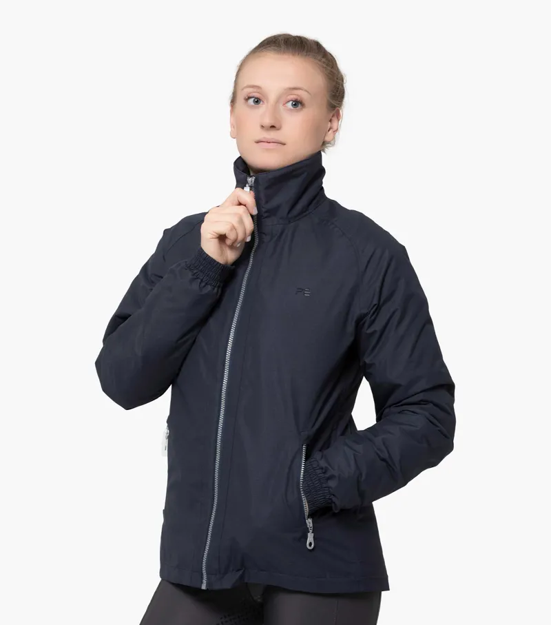 Premier Equine Pro Tech Rider Ladies Waterproof Riding Jacket Navy - Image 2