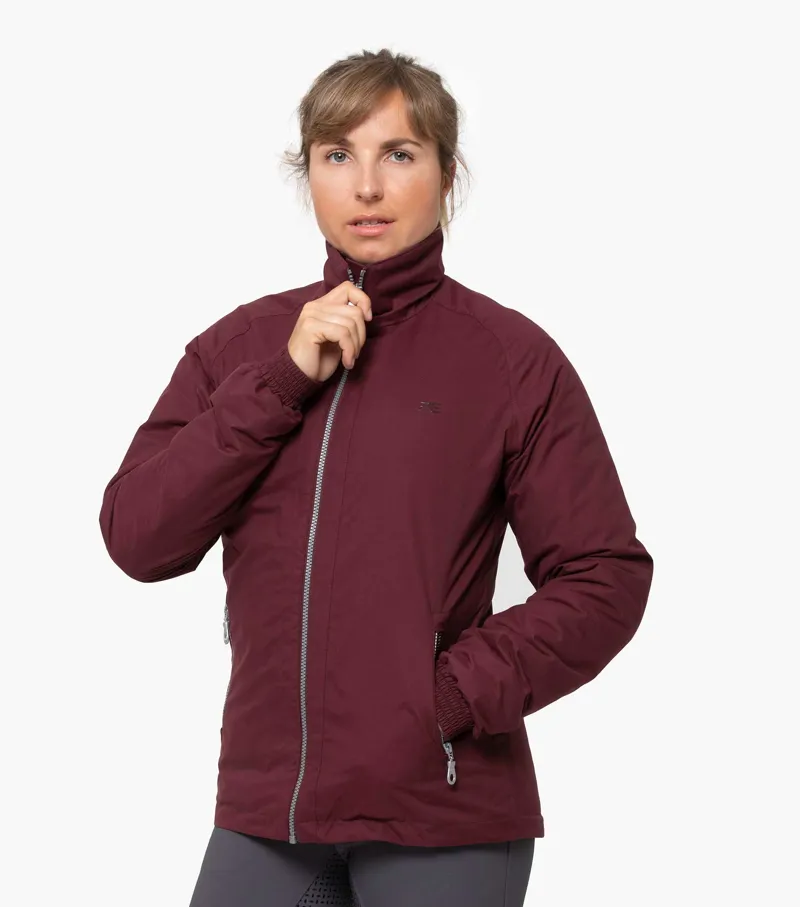Premier Equine Pro Tech Rider Ladies Waterproof Riding Jacket Wine - Image 8