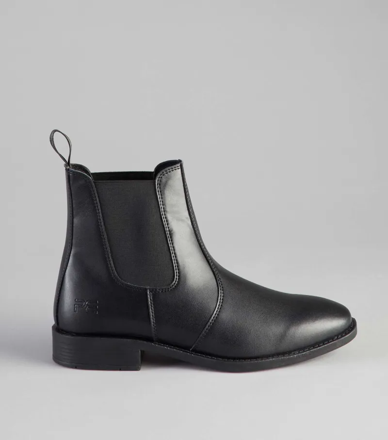 Premier Equine Rossago Synthetic Chelsea Paddock Boot Black - Image 2