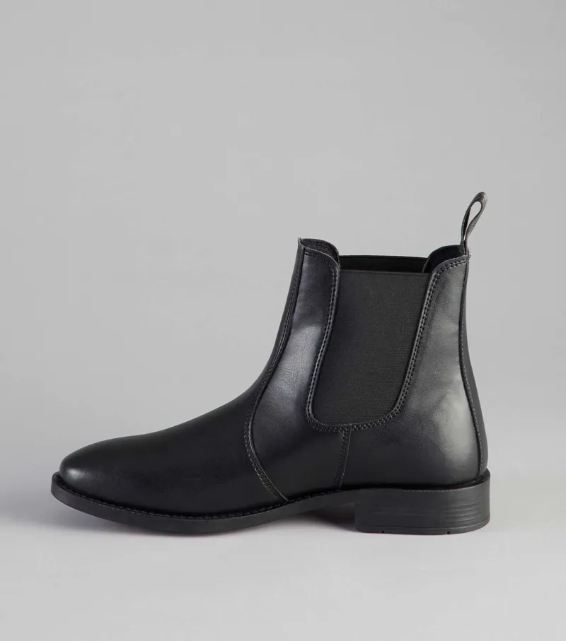 Premier Equine Rossago Synthetic Chelsea Paddock Boot Black - Image 4