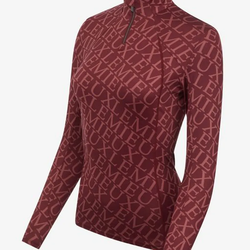 LeMieux Fleur Baselayer Merlot - Image 2