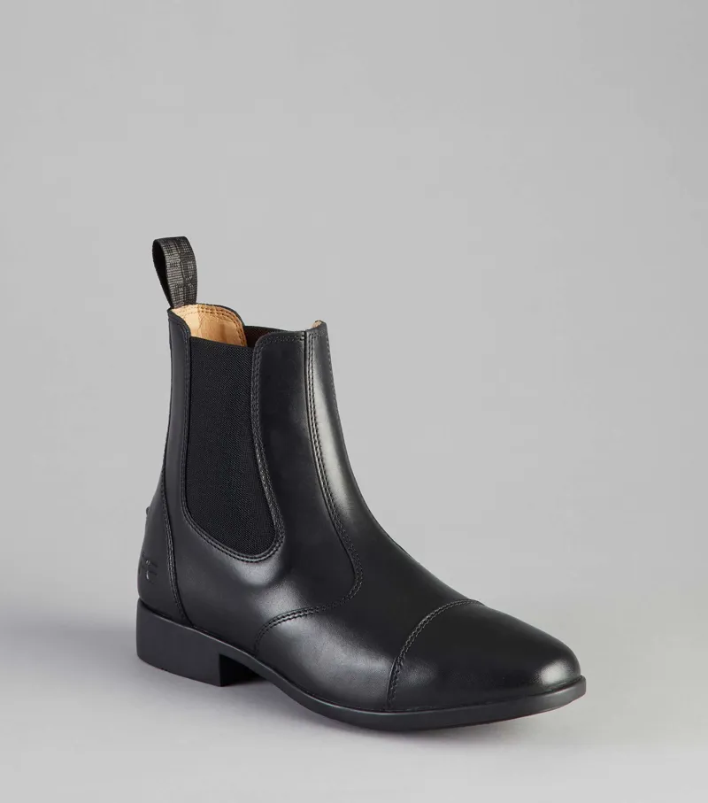Premier Equine Torlano Leather Chelsea Paddock Boot Black