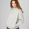 LeMieux Kali Quarter Zip Sweatshirt - Grey Marl