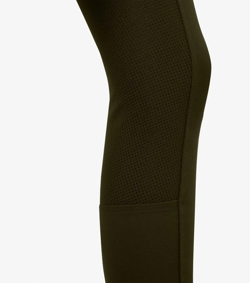 Premier Equine Virtue Ladies Full Seat Gel Riding Breeches Dark Olive - Image 7